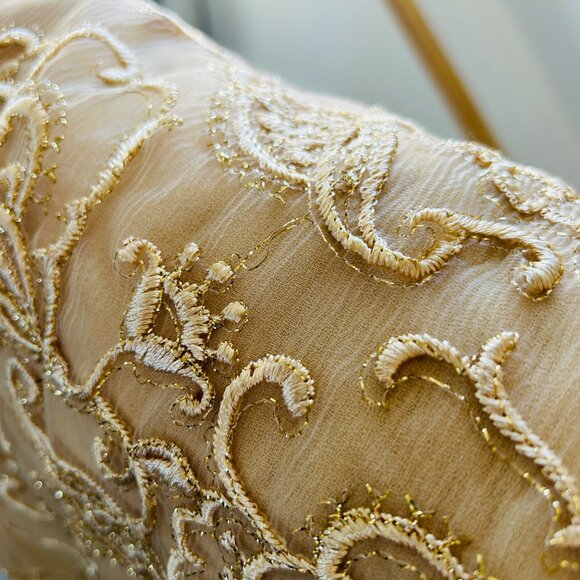 Vintage Alfred Bosand Evening Gown (size M) - Picture 12 of 13